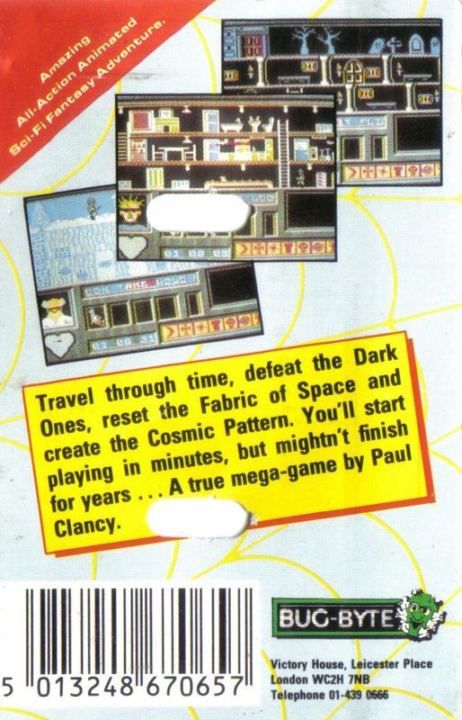 Time Trax box art for MSX